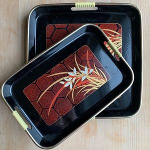 Lacquer tray set